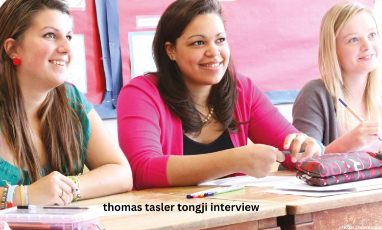thomas tasler tongji interview